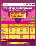 Chaos Diwali Flash Sale – Limited-Time Offer at PI Software