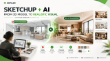 How Interior Designers Are Combining SketchUp and AI Visualization Tools?