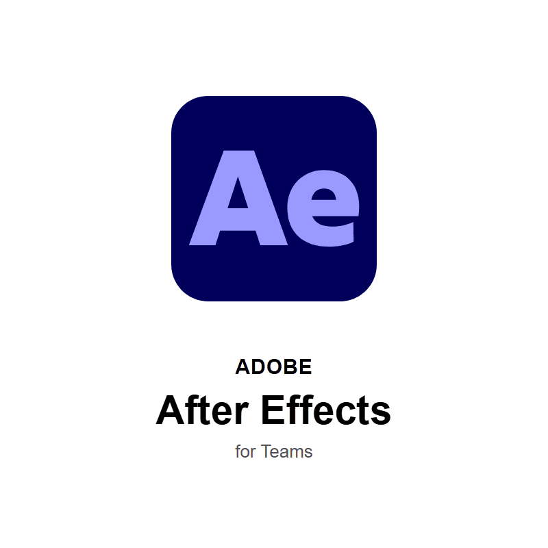 Adobe After Effects for Teams