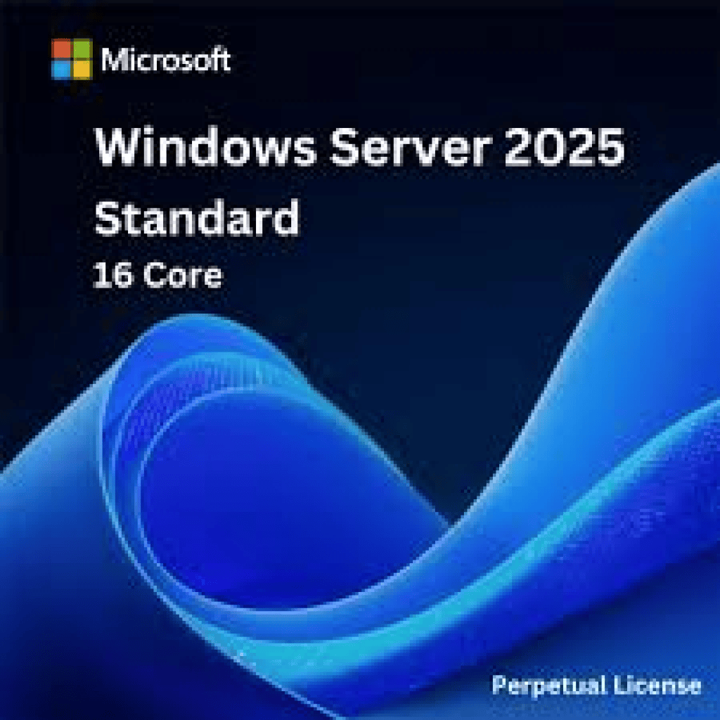Windows Server 2025 Standard - 16 Core License Pack - PI Software