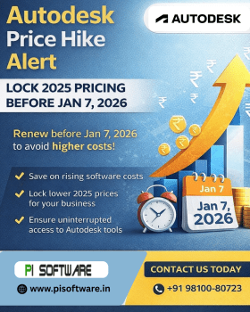 Autodesk Price Increase 2026 | Autodesk Reseller in India – PI Software
