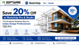 Save 20% Off at SketchUp Pro & Studio –The Smartest Software Buy for Indian Design Professionals Right Now
